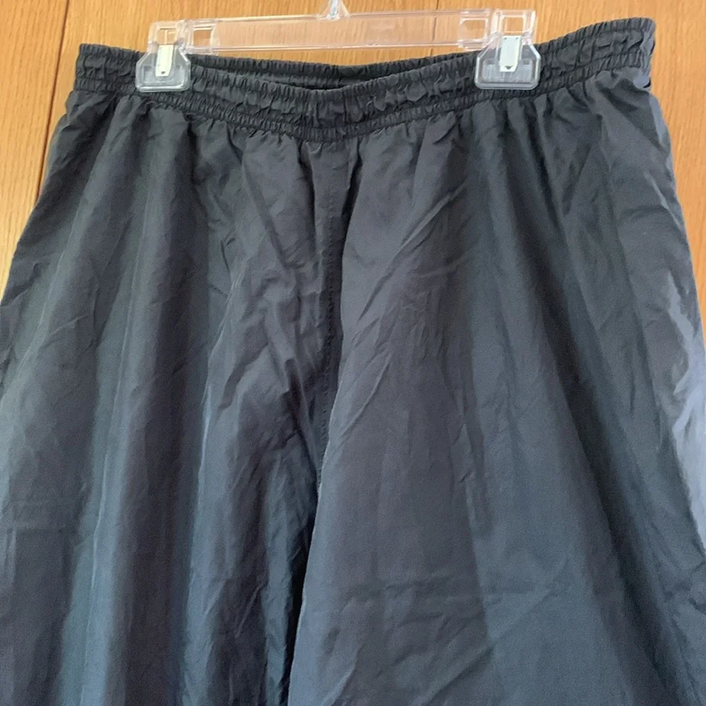 Guide Series men’s XL waterproof black Nylon Wind Rain Pants pull on GUC